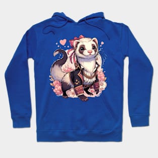 Ferret Pirate Queen Hoodie